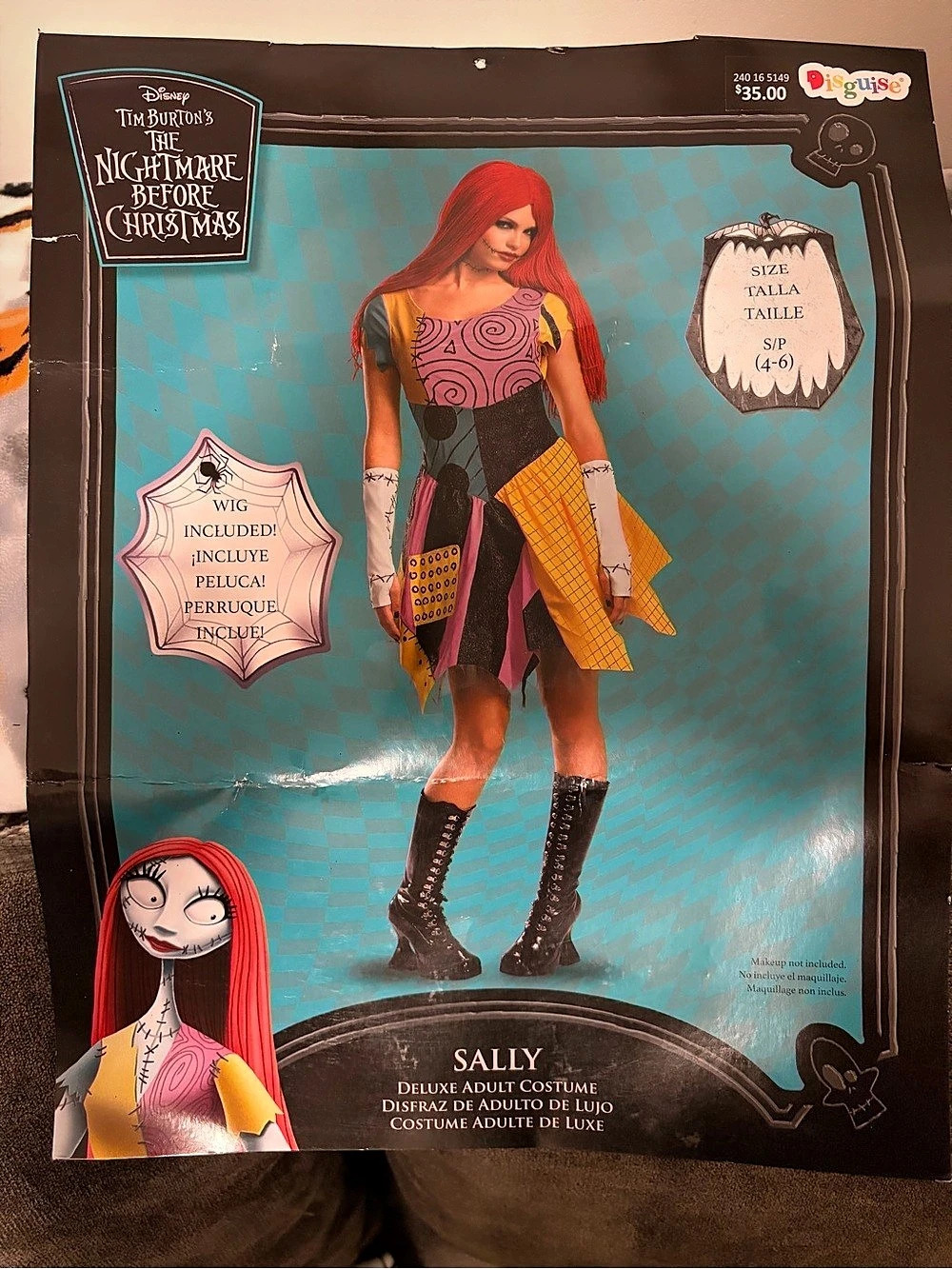 Disney Sally Deluxe Adult Costume Halloween Costume